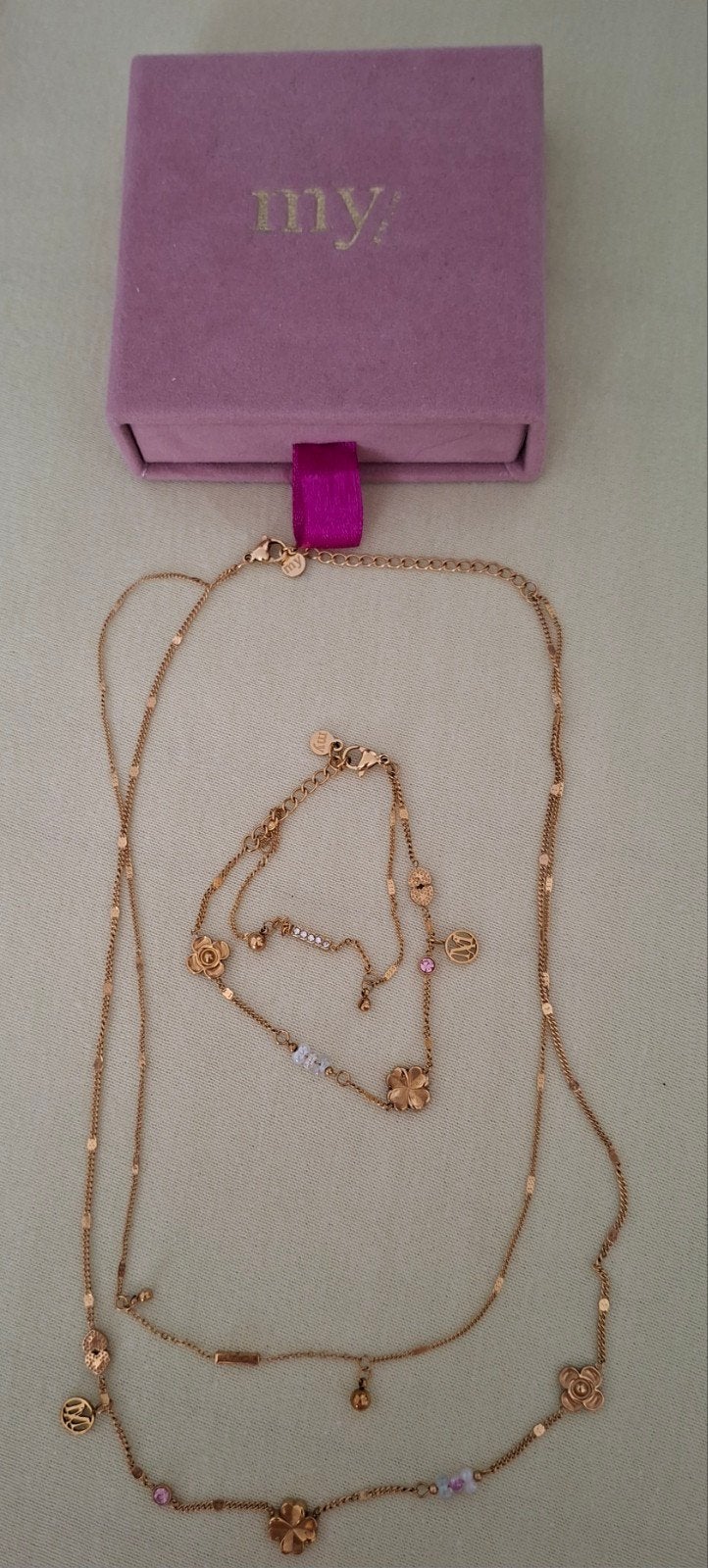 My Jewellery ketting en armband, Sieraden, Tassen en Uiterlijk, Ophalen of Verzenden, Zo goed als nieuw, Overige kleuren, Overige materialen