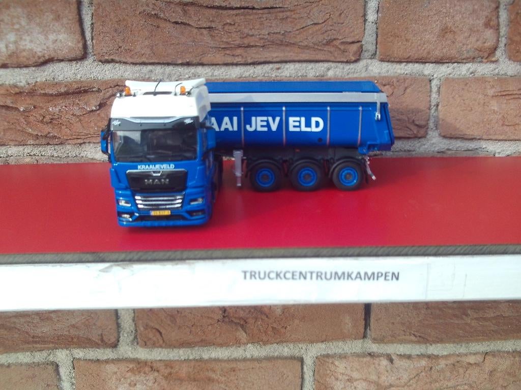 WSI  Man  TGX  GM  Twin  Steer  van  Kraaijeveld., Ophalen of Verzenden, Nieuw, Bus of Vrachtwagen, Wsi
