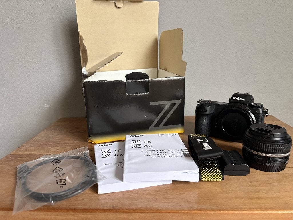 Nikon Z6 II + Z 28mm f/2.8 SE, Audio, Tv en Foto, Fotocamera's Digitaal, Zo goed als nieuw, Systeemcamera, Nikon, Geen optische zoom