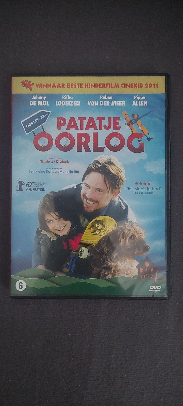 Patatje Oorlog DVD - Winnaar Beste Kinderfilm Cinekid 2011, Cd's en Dvd's, Zo goed als nieuw, Vanaf 6 jaar, Familie, Film