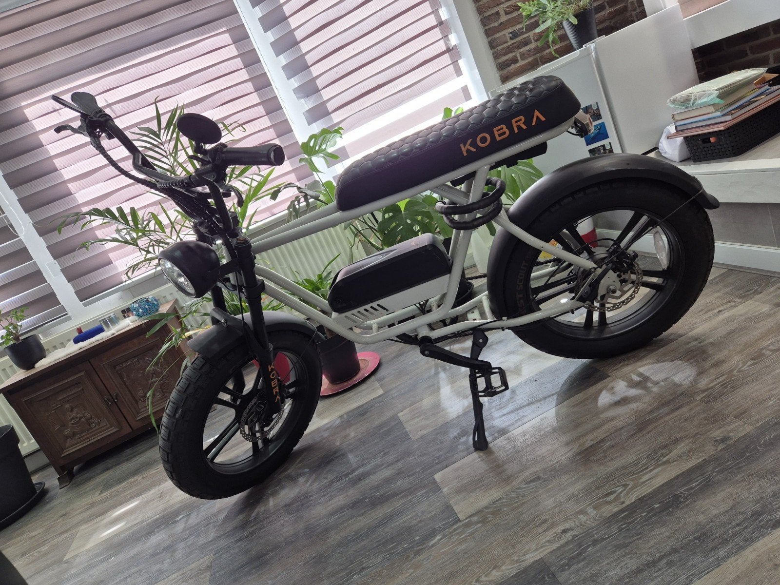 fatbike kobra v1,2 chalk grey, Ophalen of Verzenden, Zo goed als nieuw, Overige merken