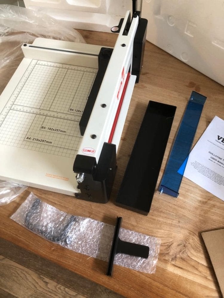 VEVOR Industrial Paper Cutter A3, Ophalen, Gebruikt, Metaal, Machine