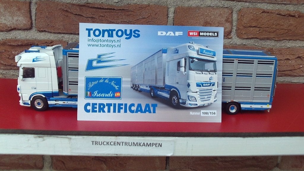WSI  Daf  XF  Super  Space  Cab  van  Isoardi., Ophalen of Verzenden, Nieuw, Bus of Vrachtwagen, Wsi