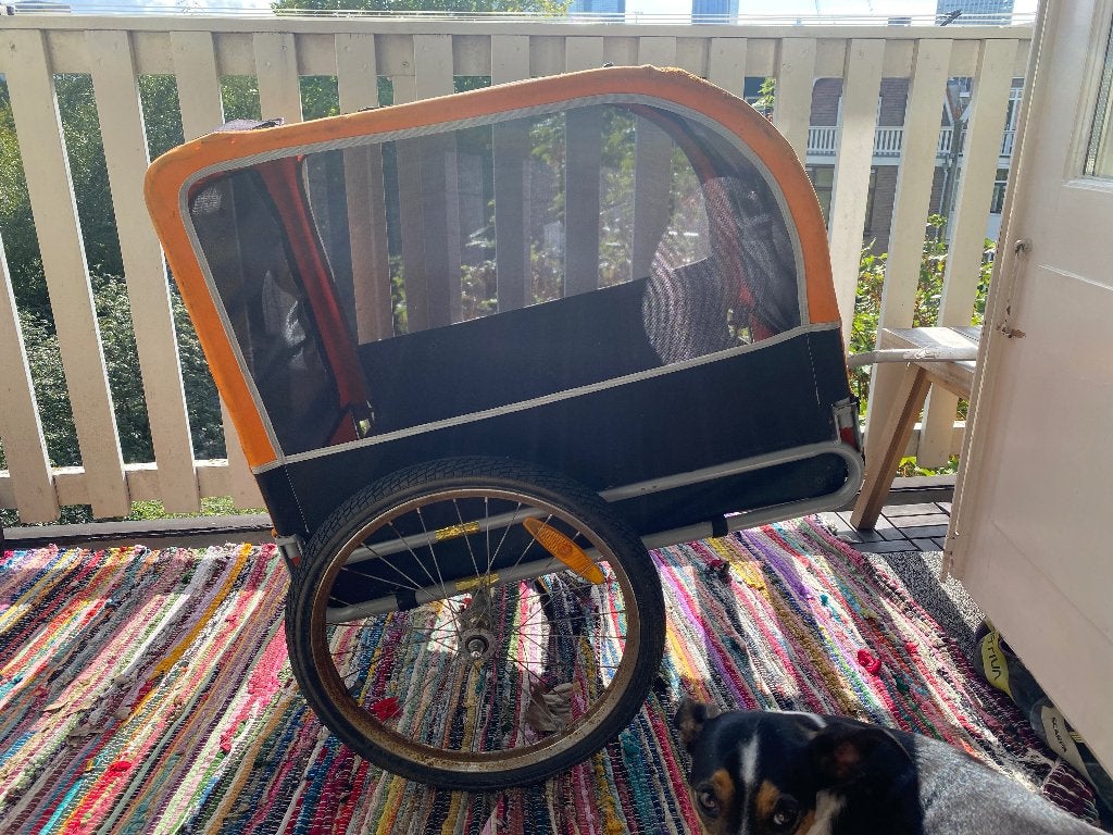 Hondenfietskar DoggyRide, Ophalen, Gebruikt, Opvouwbaar, 20 tot 40 kg