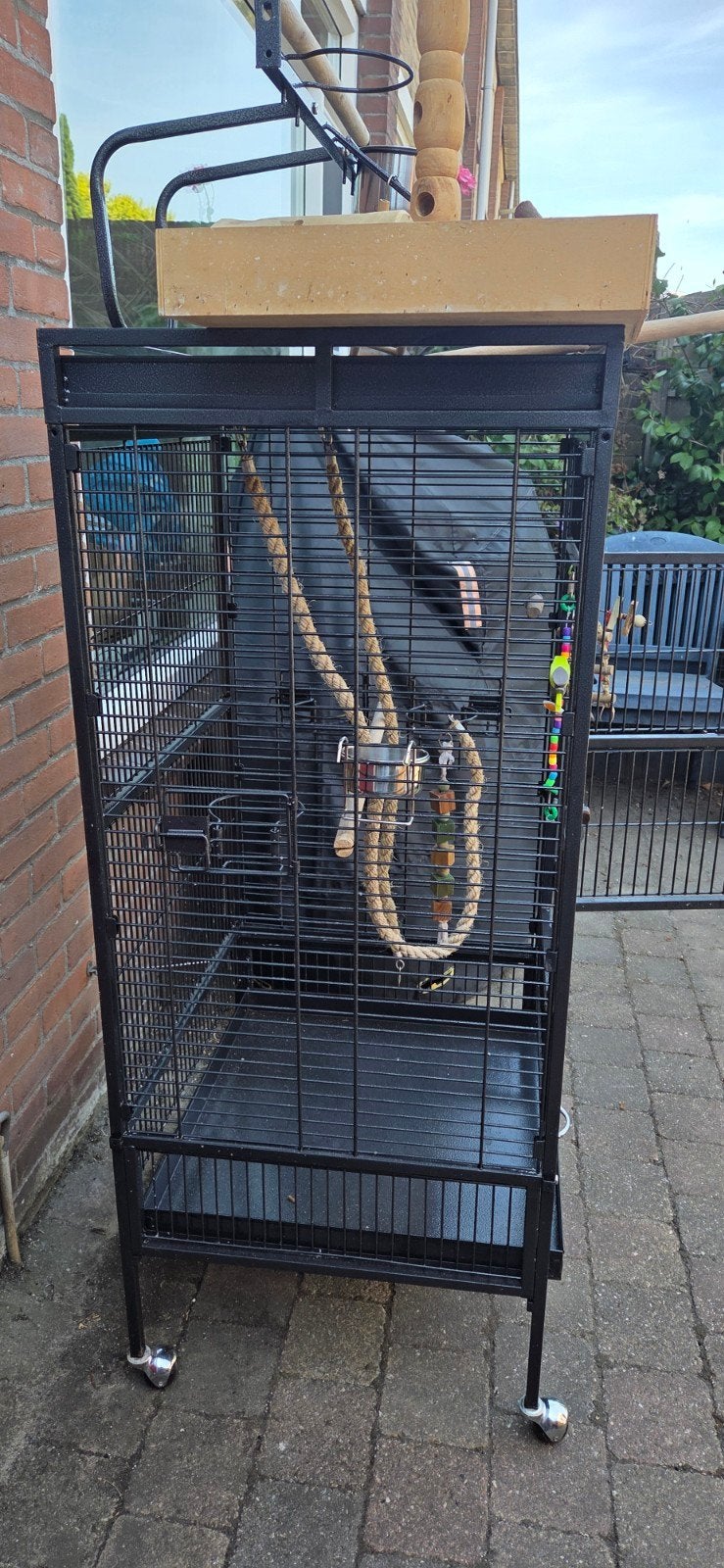 vogelkooi, Ophalen, Zo goed als nieuw, Metaal, Vogelkooi