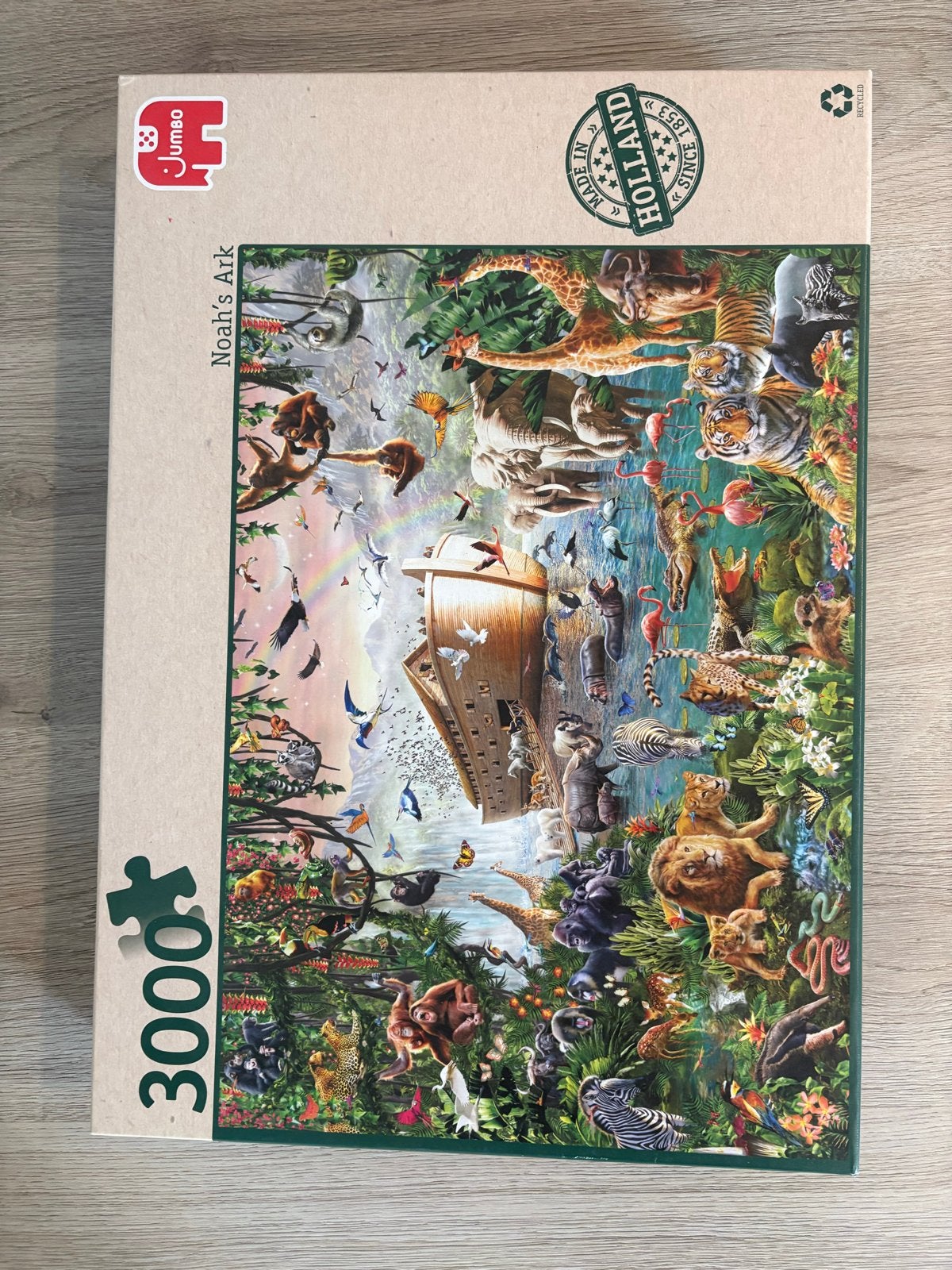 Jumbo Legpuzzel Noah's Ark - 3000 stukjes, Ophalen, Meer dan 1500 stukjes, Zo goed als nieuw, Legpuzzel