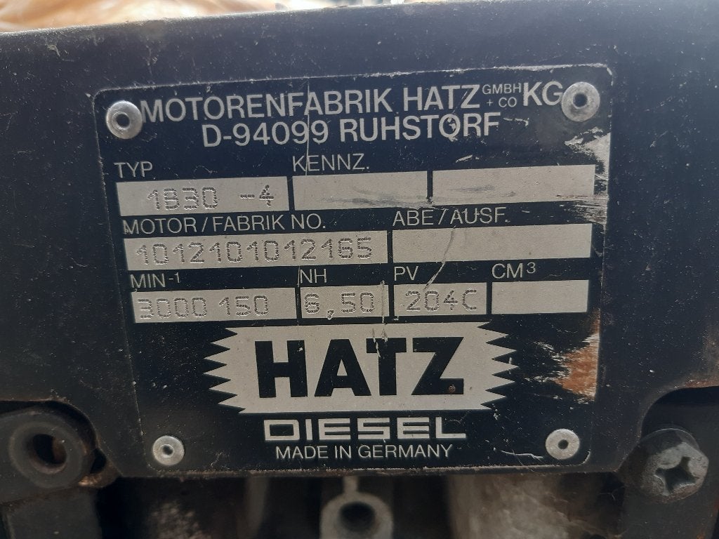 hats diesel, Ophalen, Gebruikt