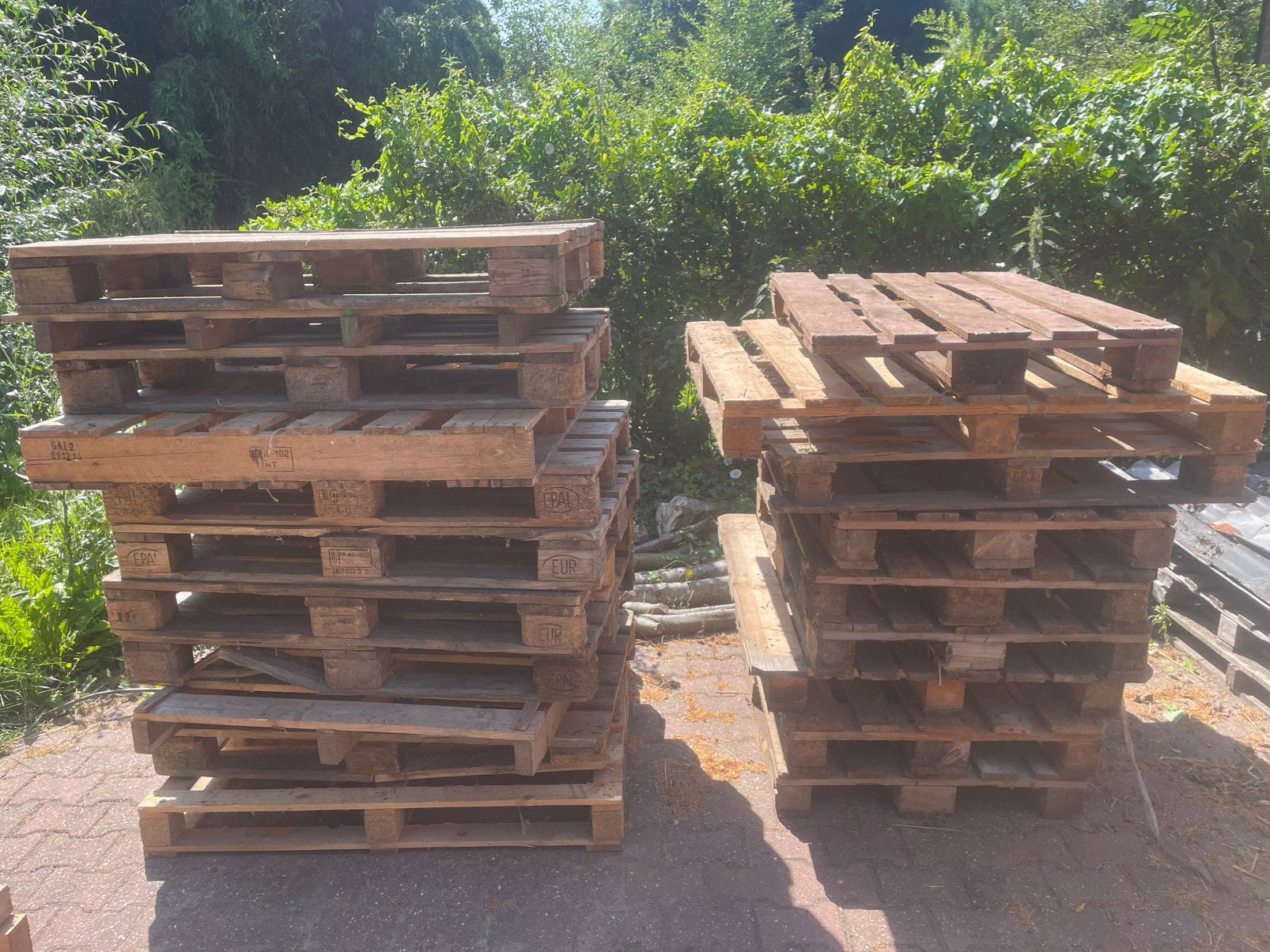 Pallets, Ophalen of Verzenden, Gebruikt, Hout