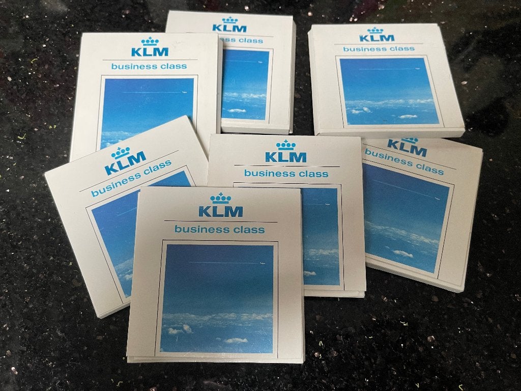 7 KLM Business Class tegeltjes Thema boten, Verzamelen, Ophalen of Verzenden, Nieuw, 61 t/m 80