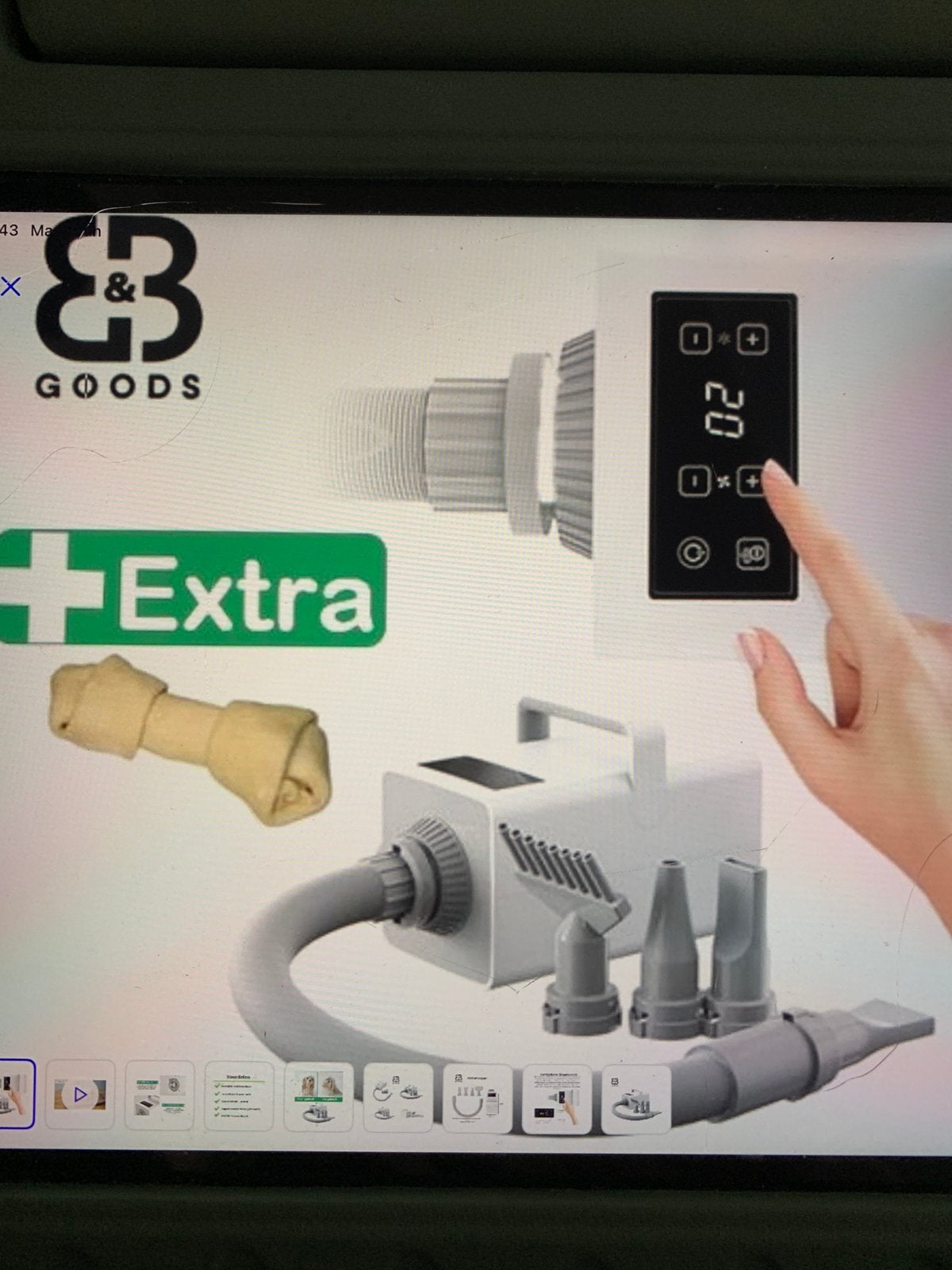 B&B goods waterblazer 2.0 pets hairdryer/fohn model ps72, Dieren en Toebehoren, Honden-accessoires, Ophalen of Verzenden, Zo goed als nieuw