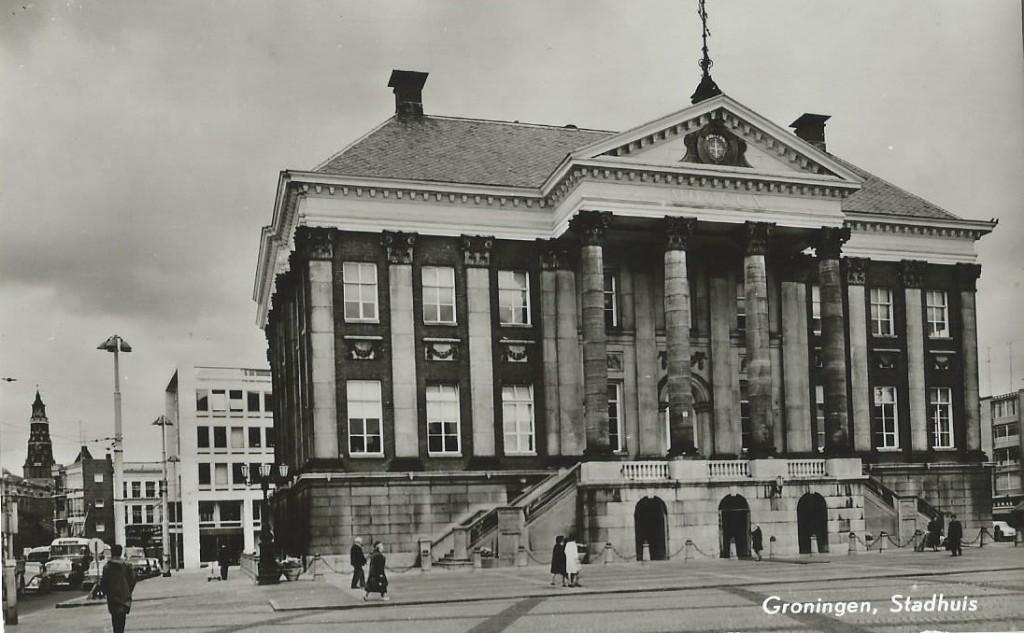 Ansichtkaart GRONINGEN   Stadhuis, Verzenden, 1960 tot 1980, Gelopen, Groningen
