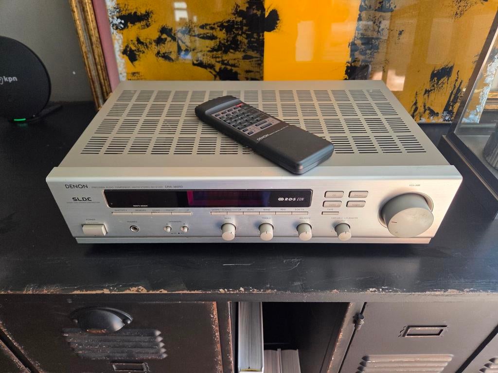 Denon receiver DRA-385RD, Gebruikt, Denon, Ophalen of Verzenden, 60 tot 120 watt