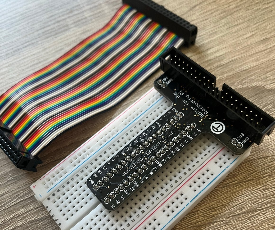 Raspberry Pi GPIO Breakout Kit met Breadboard, Hobby en Vrije tijd, Elektronica-componenten, Gebruikt, Ophalen of Verzenden