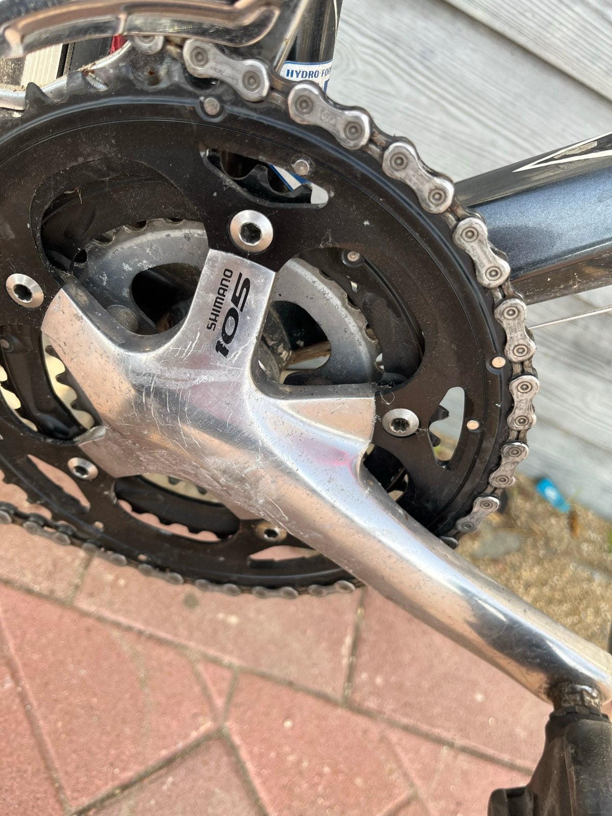 Ridley Racefiets met Shimano 105, Fietsen en Brommers, Fietsen | Racefietsen, 28 inch, Aluminium, Zo goed als nieuw, 15 tot 20 versnellingen
