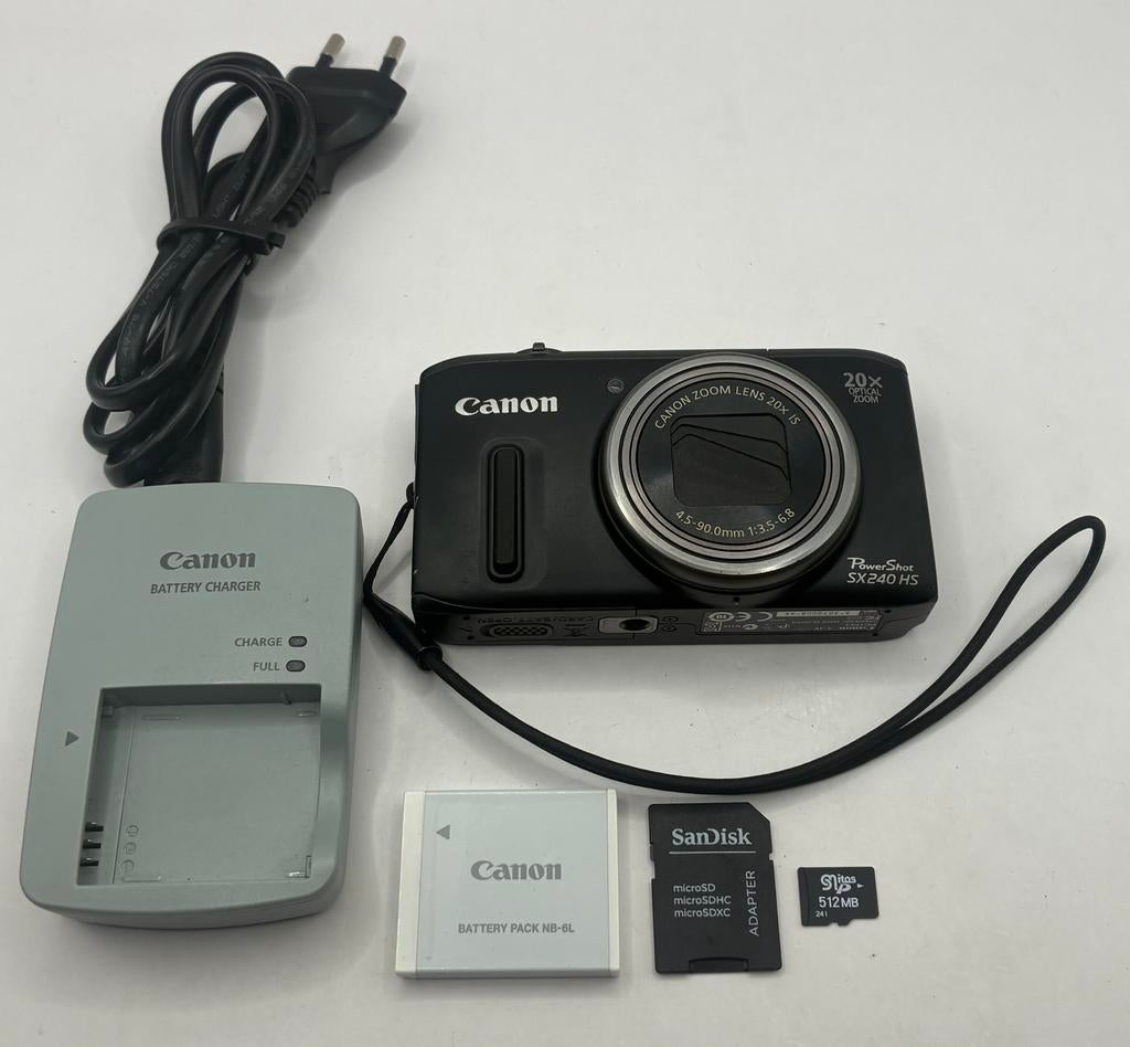 Canon PowerShot SX240 HS - compact camera, Ophalen of Verzenden, Zo goed als nieuw, Canon, 8 keer of meer
