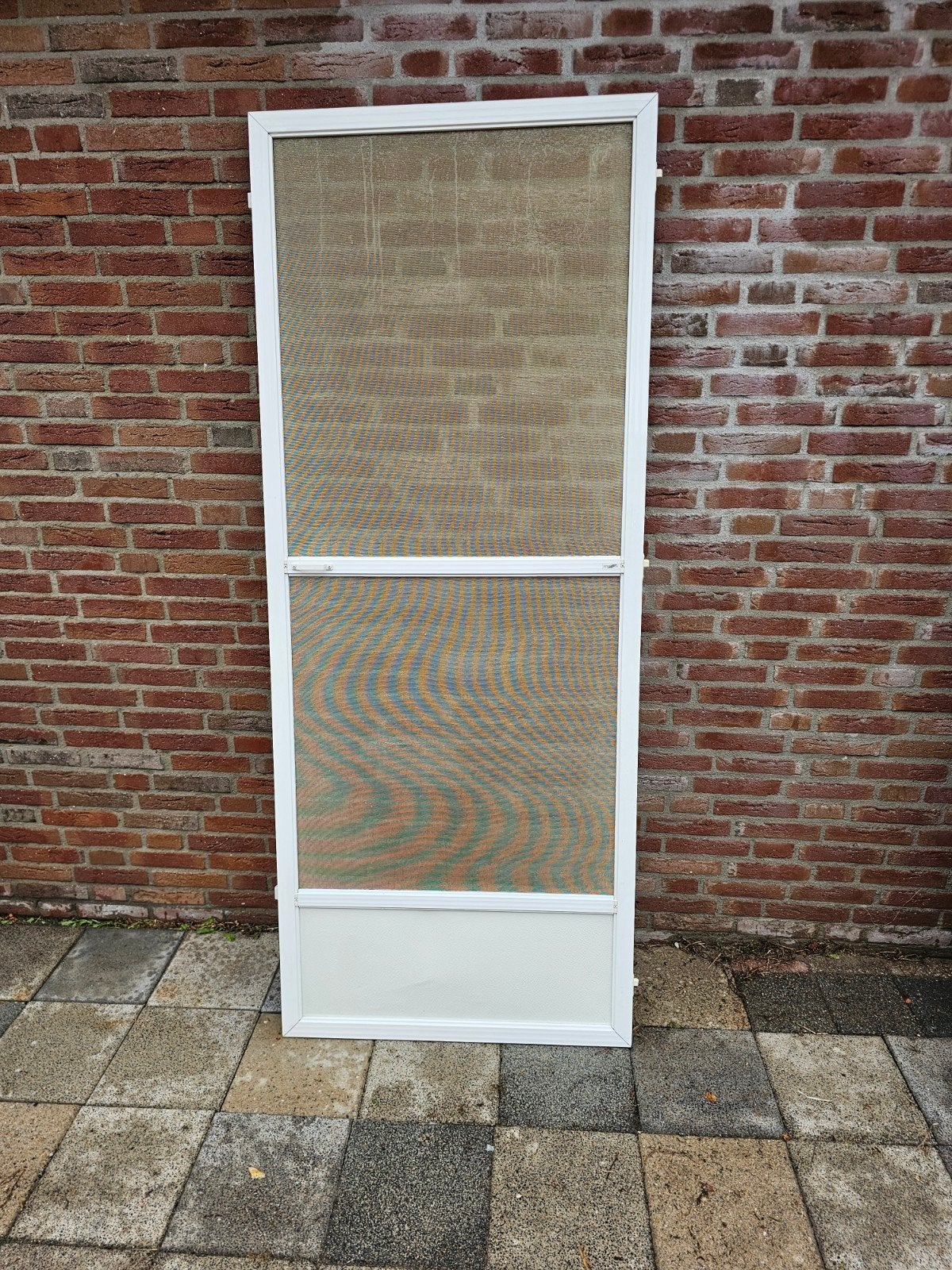 Mooie  hordeur  82.5 cm breed  en  205 cm hoog, Ophalen, Hordeur, 200 tot 215 cm