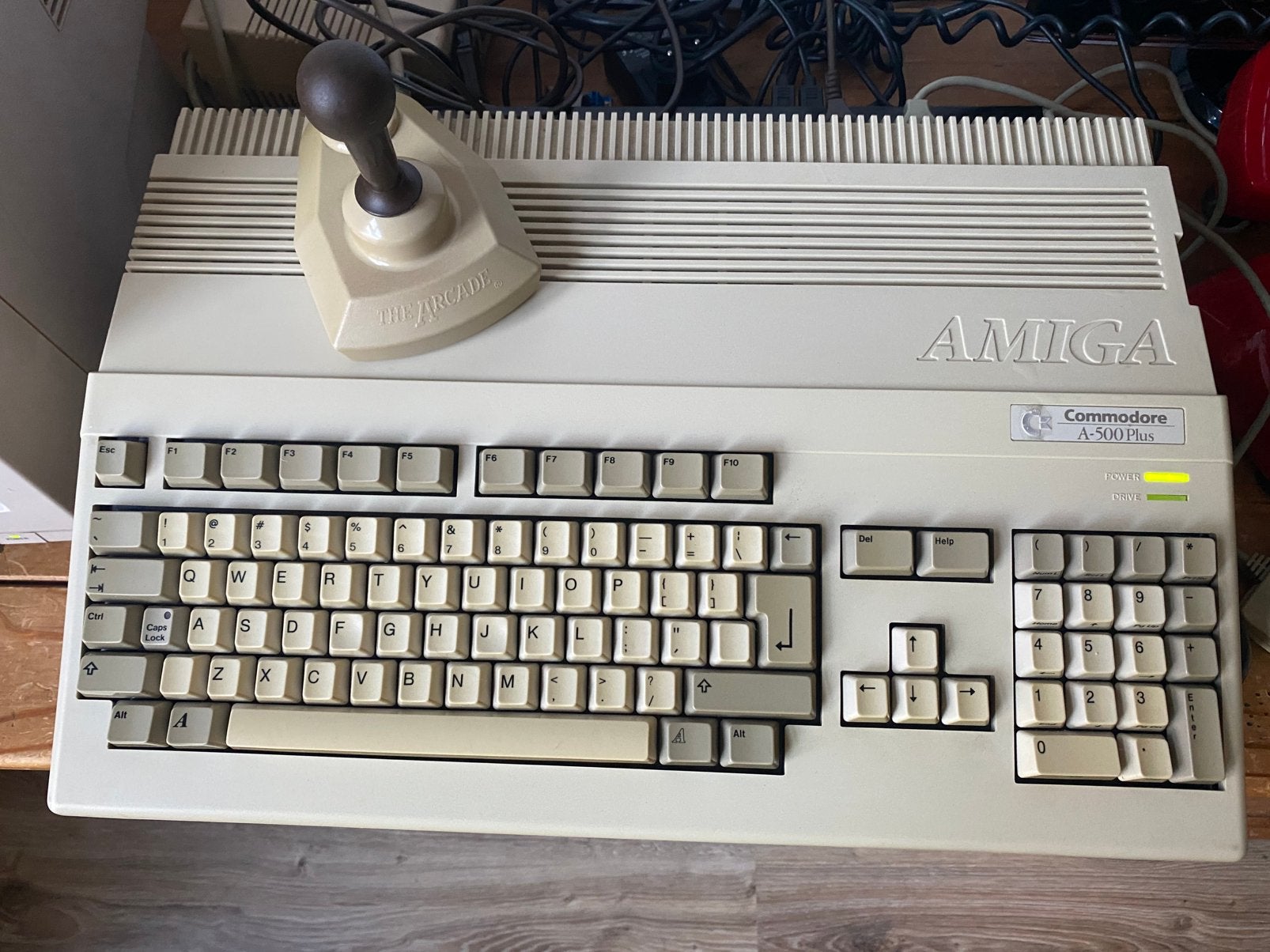 Amiga 500 Plus met gotek,muis,voeding (recapped), Ophalen of Verzenden