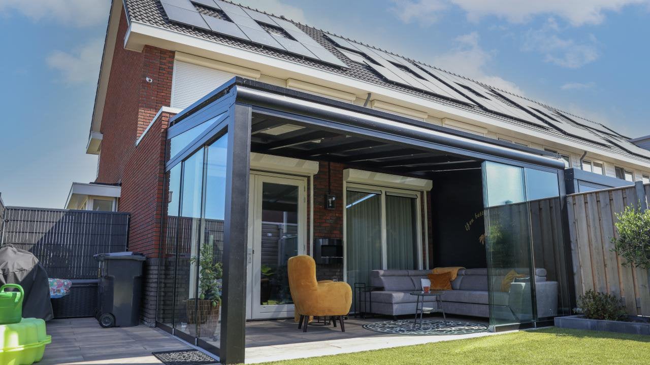 Aluminium veranda op maat – stijlvol & onderhoudsvrij, Tuin en Terras, Overkappingen, Ophalen, Nieuw, Veranda