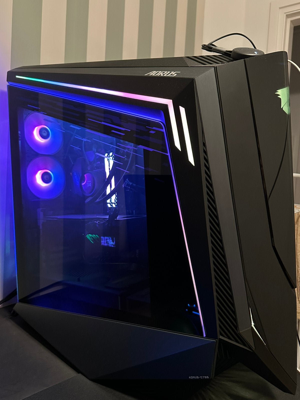 Game PC | Ryzen 7 5800X3D | RTX 3080 AORUS 10GB | 2.5TB SSD, Ophalen, Zo goed als nieuw, Gaming, SSD