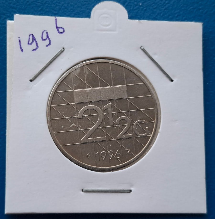 Nederland 2 1/2 gulden 1996 UNC - Beatrix*, Verzenden, Koningin Beatrix, 2½ gulden, Losse munt