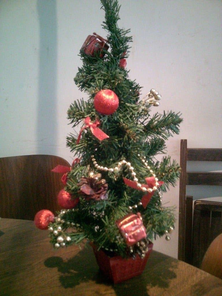 Kerstboompje jaren 80, Verzenden, Gebruikt
