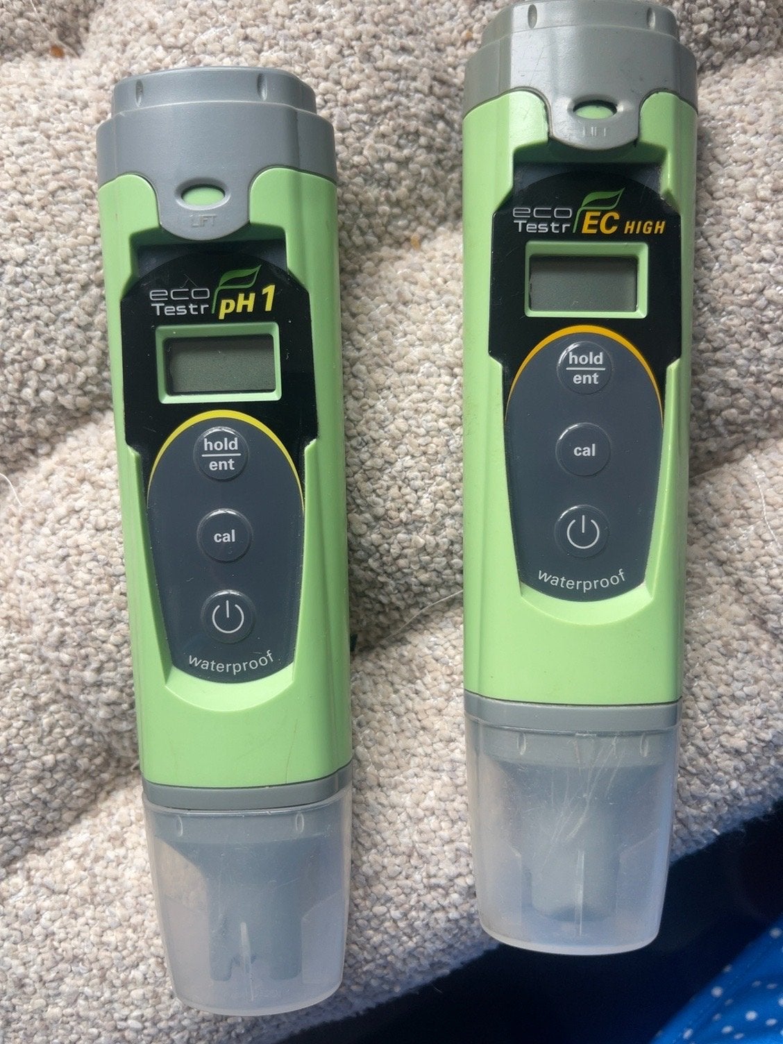Eco Testr pH1 en Eco Testr EC High - Waterdichte Meters, Ophalen of Verzenden, Gebruikt, Vocht of Vloeistof