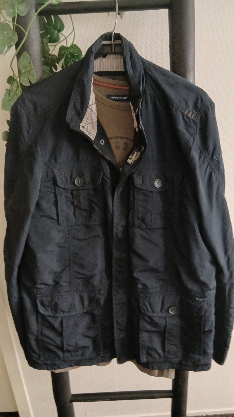 Vanguard zomer heren jas - Maat L, Maat 52/54 (L), Blauw, Ophalen of Verzenden, Zo goed als nieuw