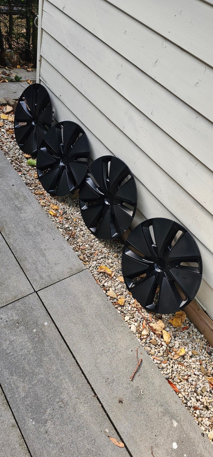 Tesla Model 3 18 inch wieldoppen - Aero Wheel Covers, Auto diversen, Wieldoppen, Ophalen, Gebruikt