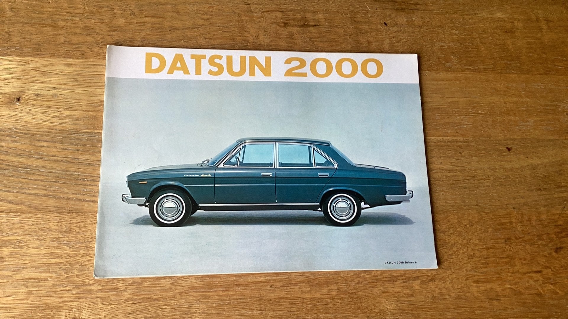 Datsun 2000 brochure (Nederlands), Ophalen of Verzenden, Gelezen, Overige merken