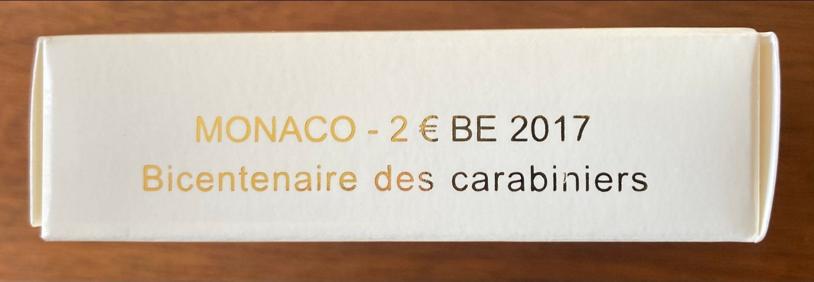 Monaco 2 Euro 2017 BE - Bicentenaire des carabiniers, Verzenden, Monaco, 2 euro, Losse munt