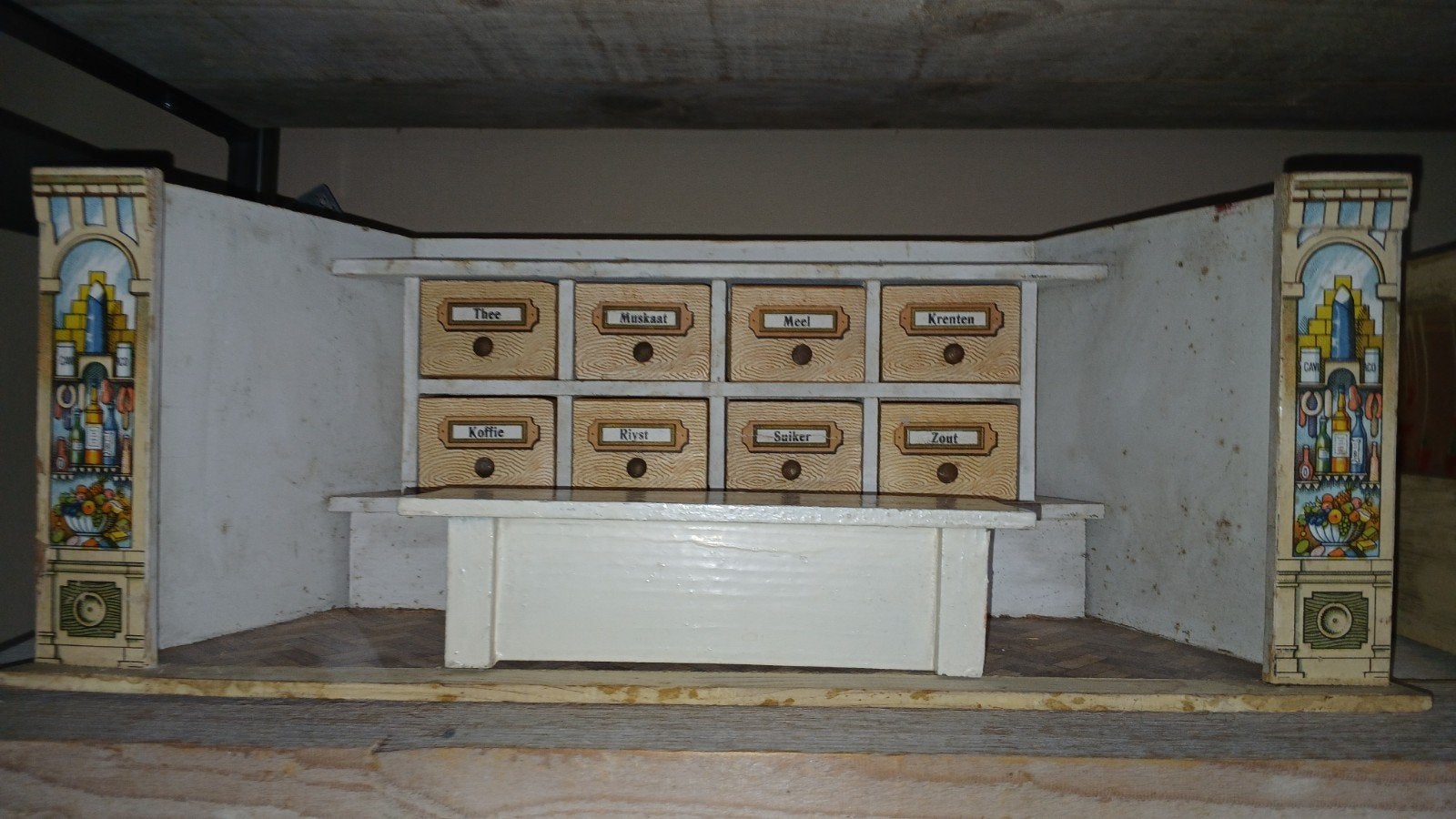 Antiek Hollands Poppenhuis Winkeltje, Ophalen of Verzenden