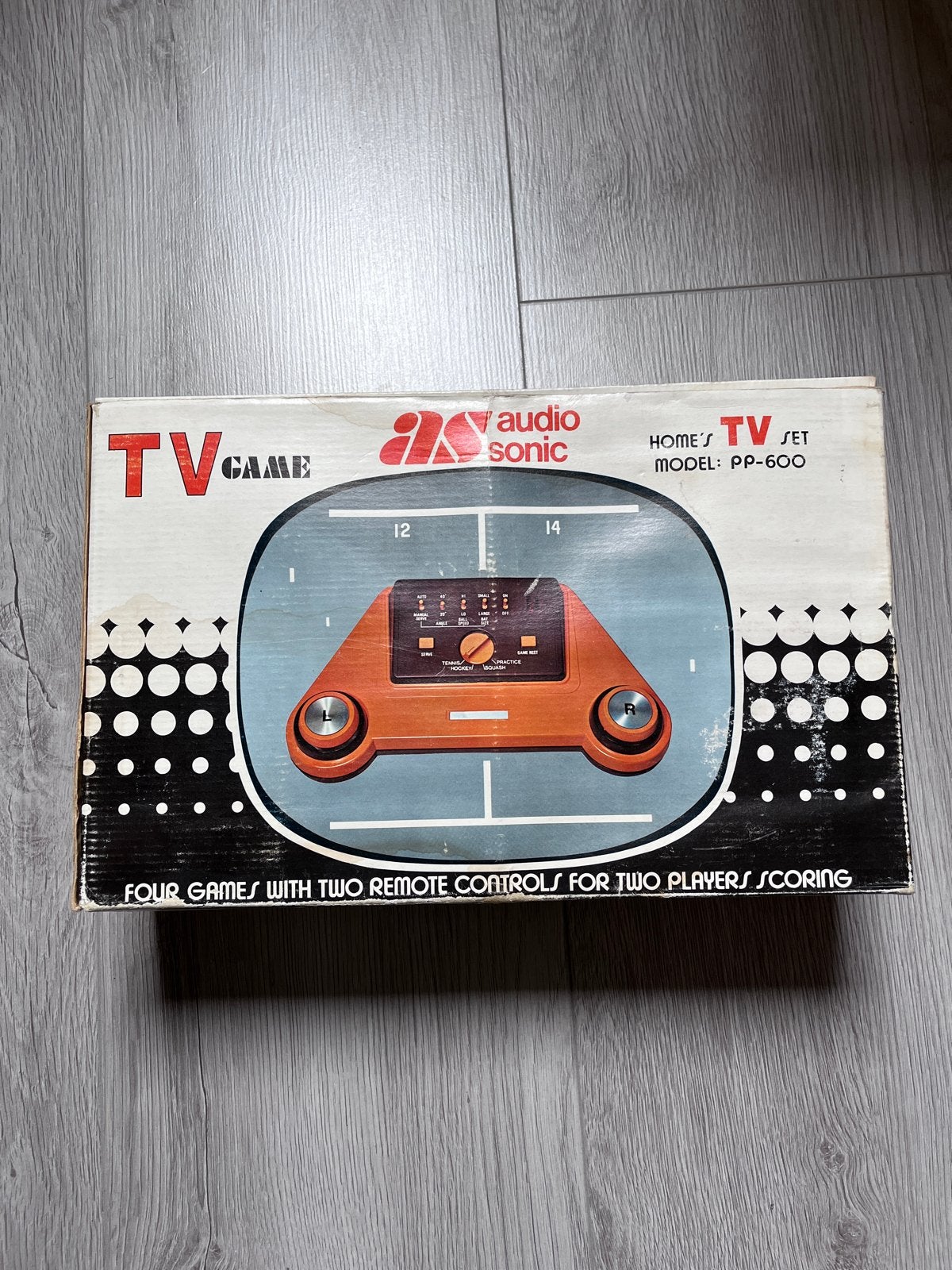 Audio Sonic TV Game PP-600 - Vintage Console, Spelcomputers en Games, Ophalen, Overige merken, Gebruikt
