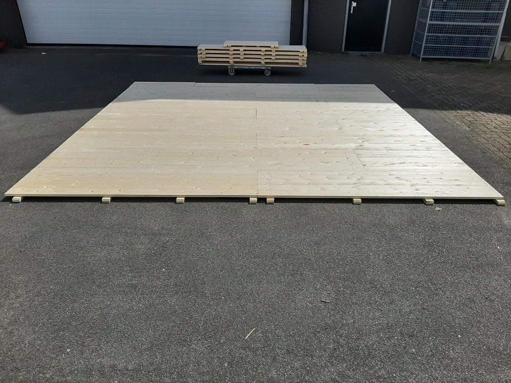 Foto 15 van te koop tentvloer vlondervloer hout voor tenten op voorraad.