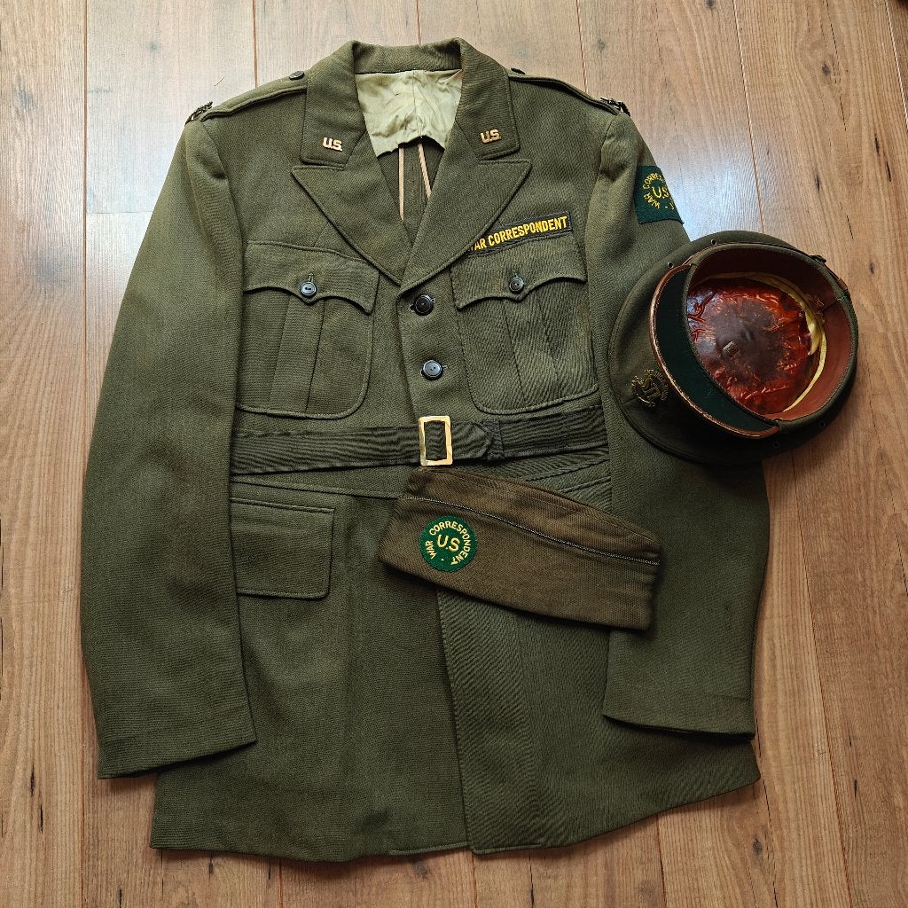 WWII/Postwar War Correspondent Grouping, Verzamelen, Militaria | Tweede Wereldoorlog, Embleem of Badge, Amerika, Ophalen of Verzenden