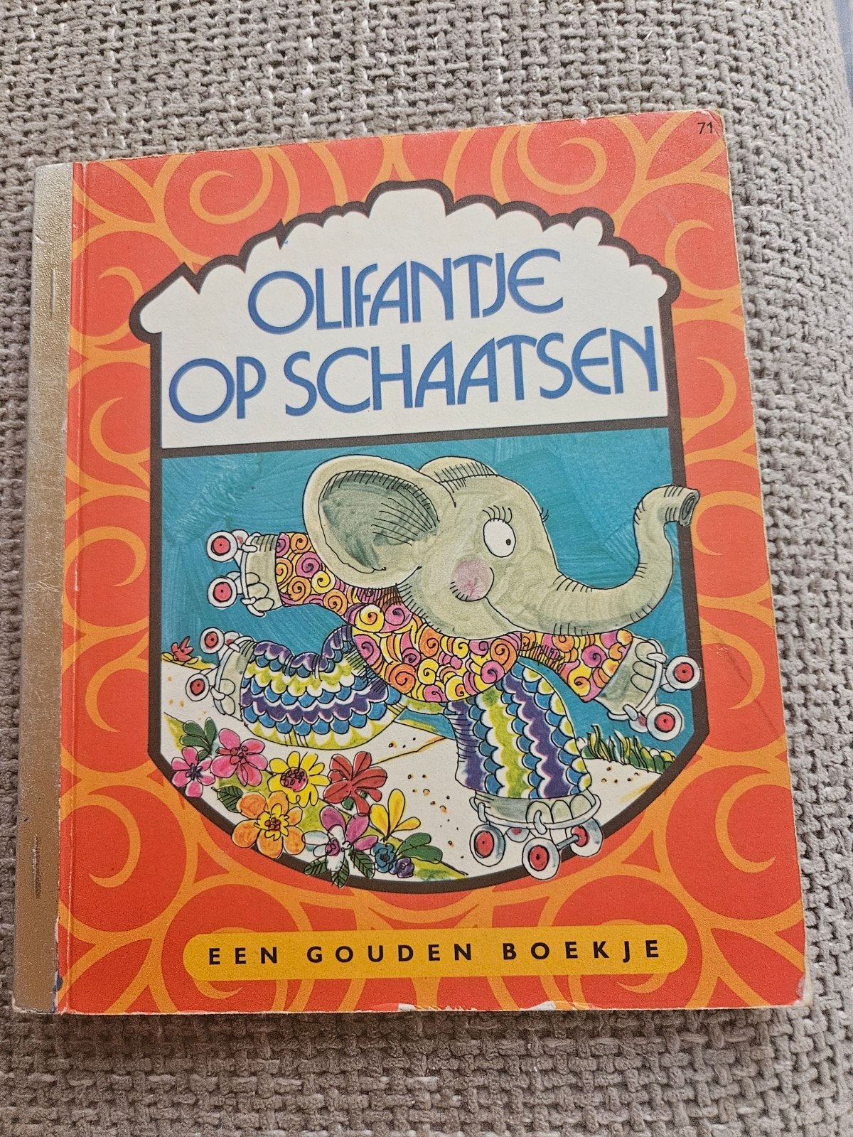 Een Gouden Boekje olifantje op schaatsen 71, Ophalen of Verzenden, Gelezen, Annie M.G. Schmidt, Sprookjes