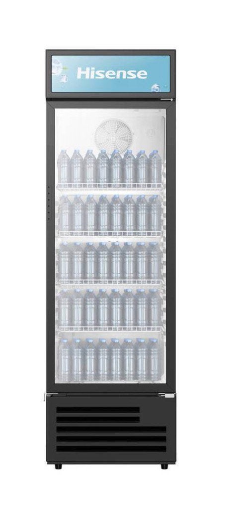 Hisense Glasdeur koeling 170 hoog, Ophalen, Hisense, Zonder vriesvak, Hisense