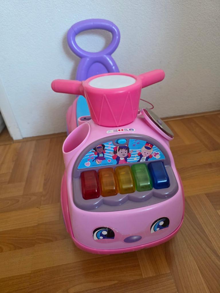 Fisher-Price Little People Muzikale Loopauto Roze, Ophalen of Verzenden, Gebruikt, Auto, Met licht