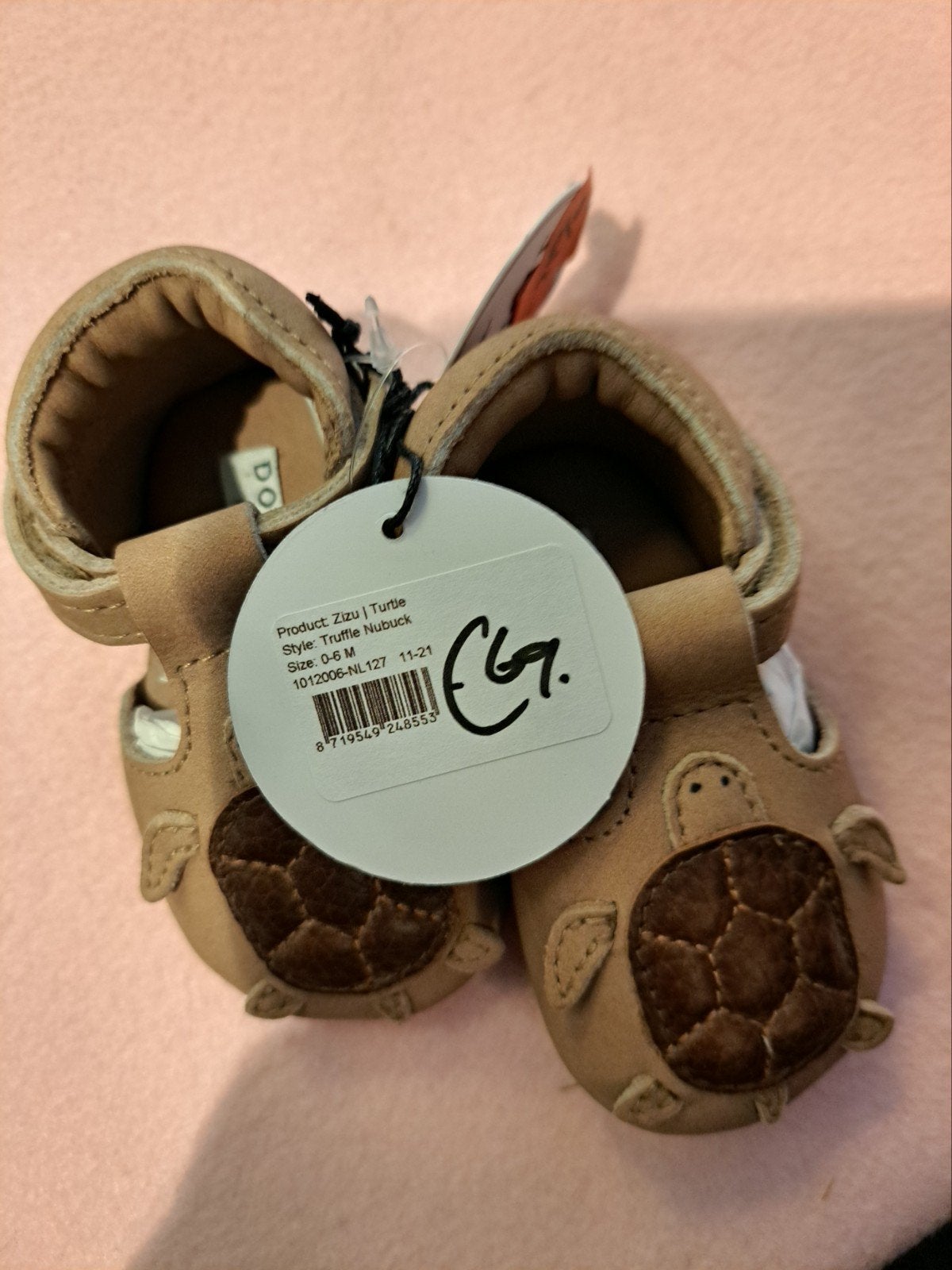 Donsje Baby Schoentjes Turtle Leer 0-6 mnd, Kinderen en Baby's, Babykleding | Schoentjes en Sokjes, Schoentjes, Jongetje of Meisje