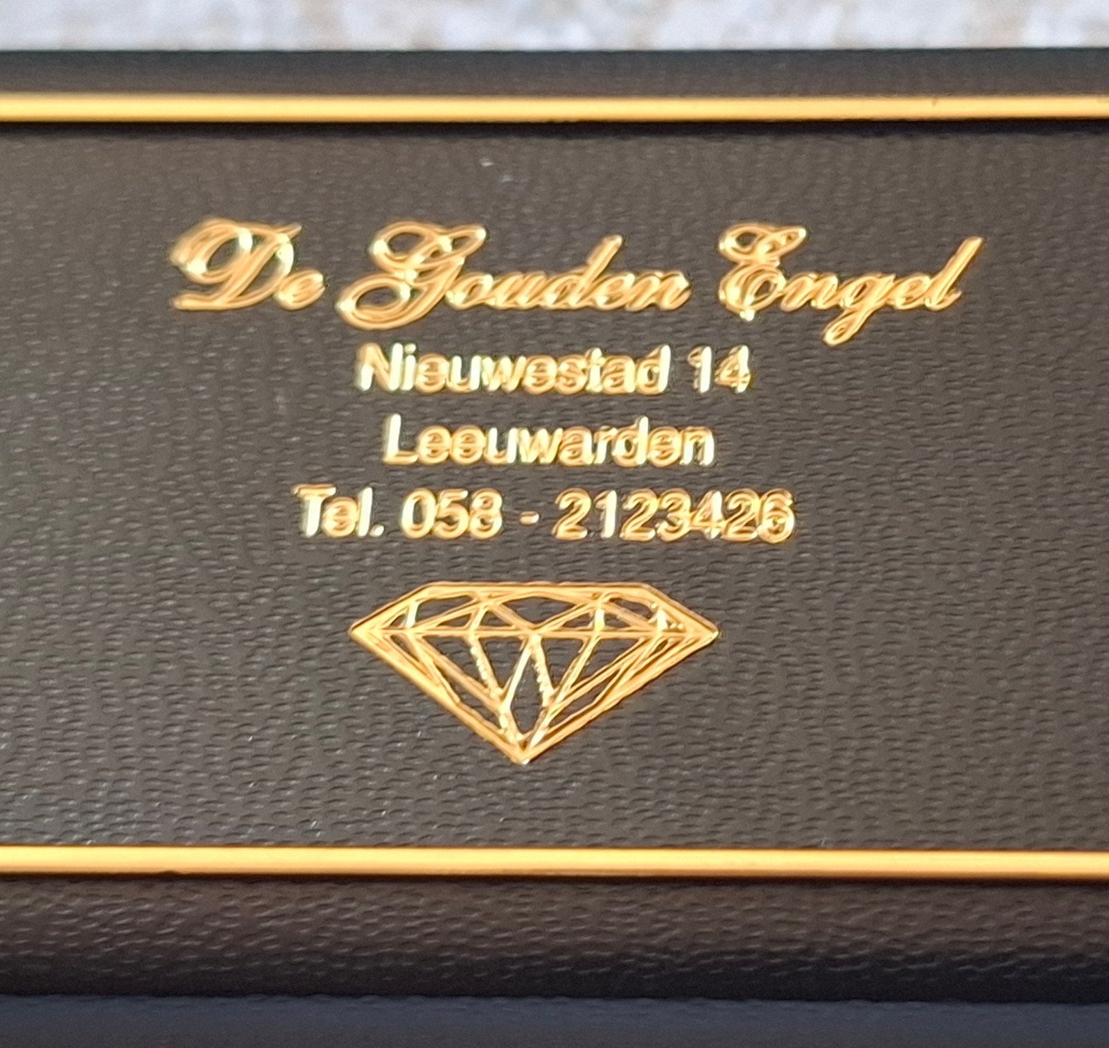 Luxe Horlogedoos van De Gouden Engel Leeuwarden, Overige merken, Overige materialen, Polshorloge, Ophalen of Verzenden