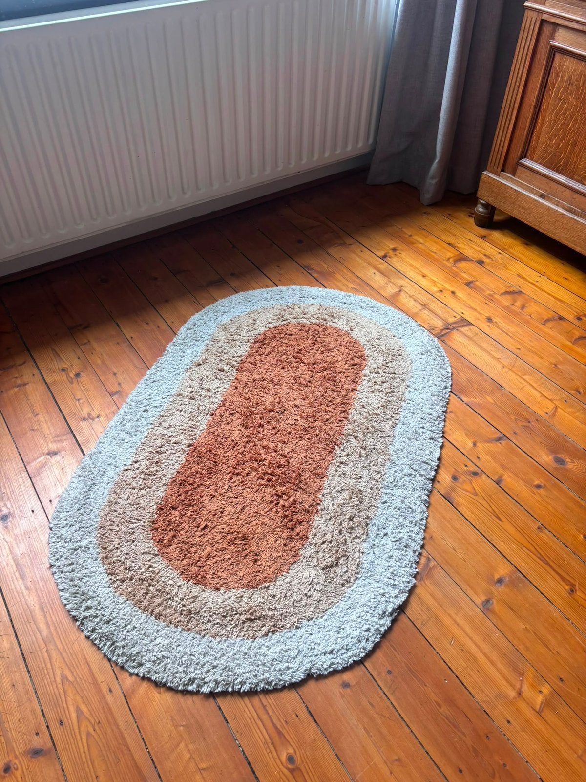 Vloerkleed Otis Terra KidsDepot, Huis en Inrichting, Ophalen, Zo goed als nieuw, Ovaal, 100 tot 150 cm