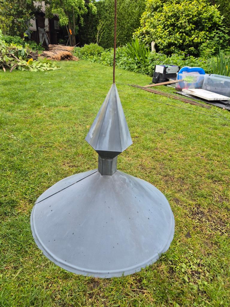 Zinken piek dak, Ophalen, Zo goed als nieuw, Overige materialen, Tuinhuis