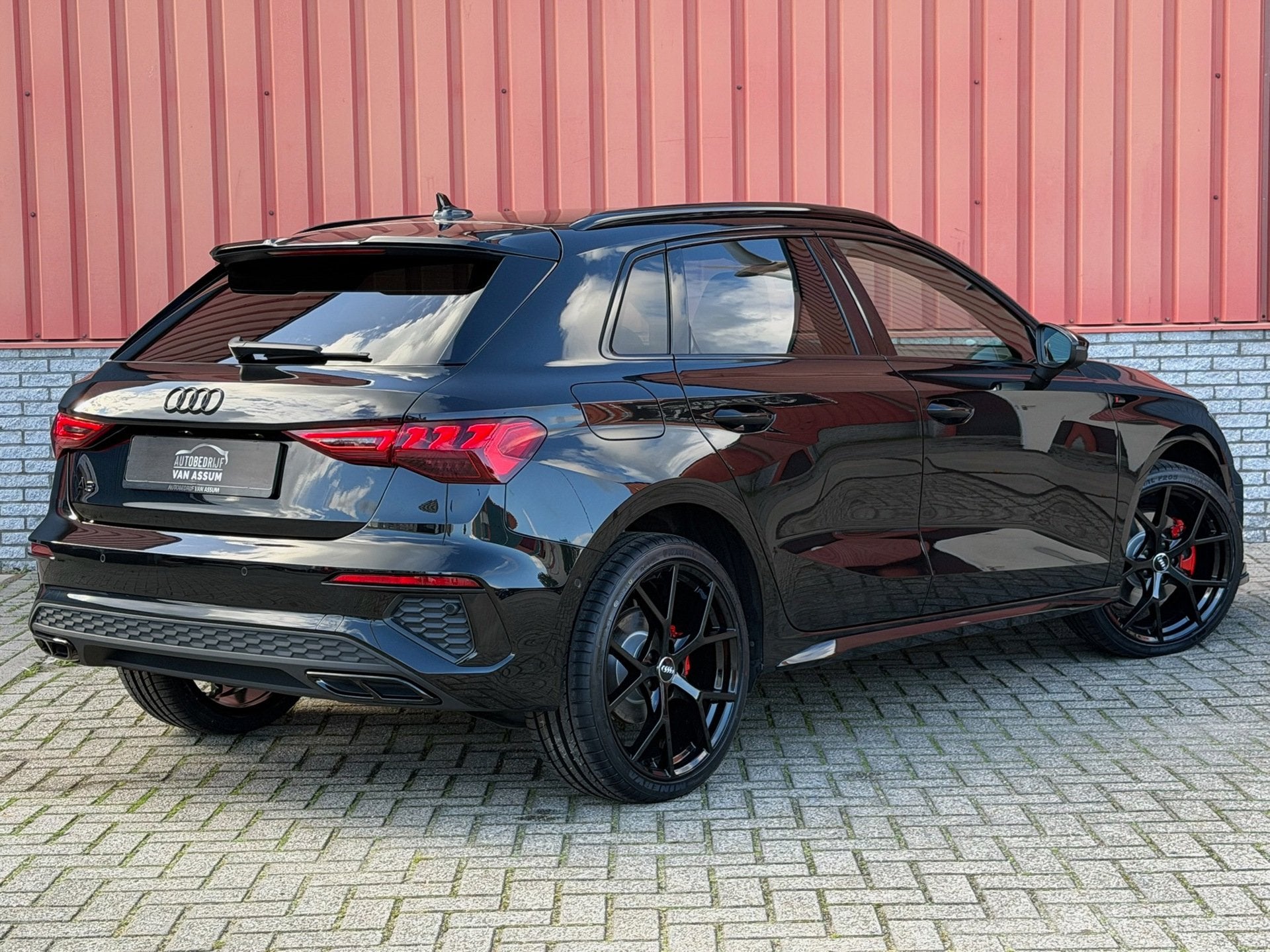 Audi A3 Sportback 40 TFSI e 3x S-Line Sfeer Carplay ACC Lane, Dealer onderhouden, Gebruikt, 4 cilinders, Zwart