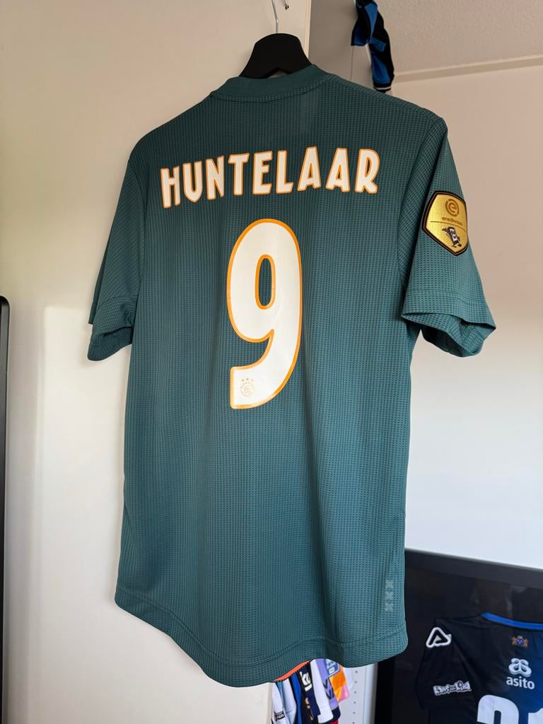 Ajax Shirt Huntelaar Eredivisie Badge, Maat L, Ophalen of Verzenden, Zo goed als nieuw, Shirt