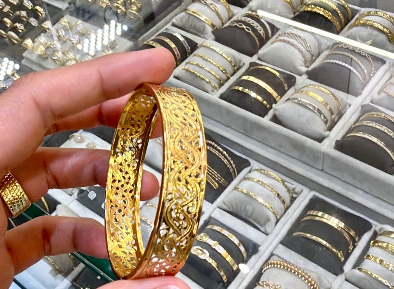 Prachtige 18 karaats gouden armband uit Marokko - Nieuw!, Sieraden, Tassen en Uiterlijk, Ophalen of Verzenden, Nieuw, Goud, Goud