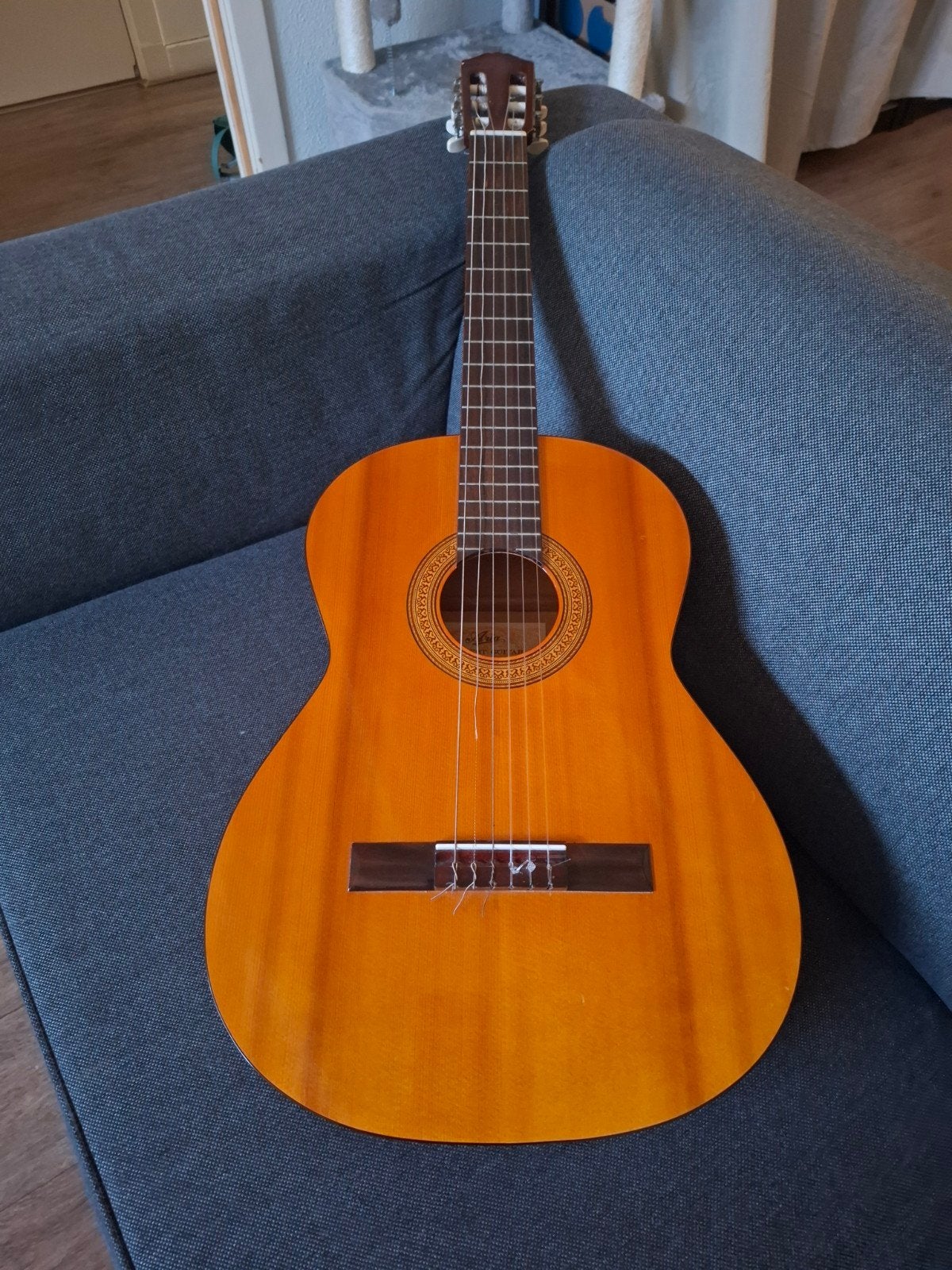 Vintage 60s Aria Japan AC-6 Concertgitaar, Ophalen, Gebruikt, Klassieke of Spaanse gitaar