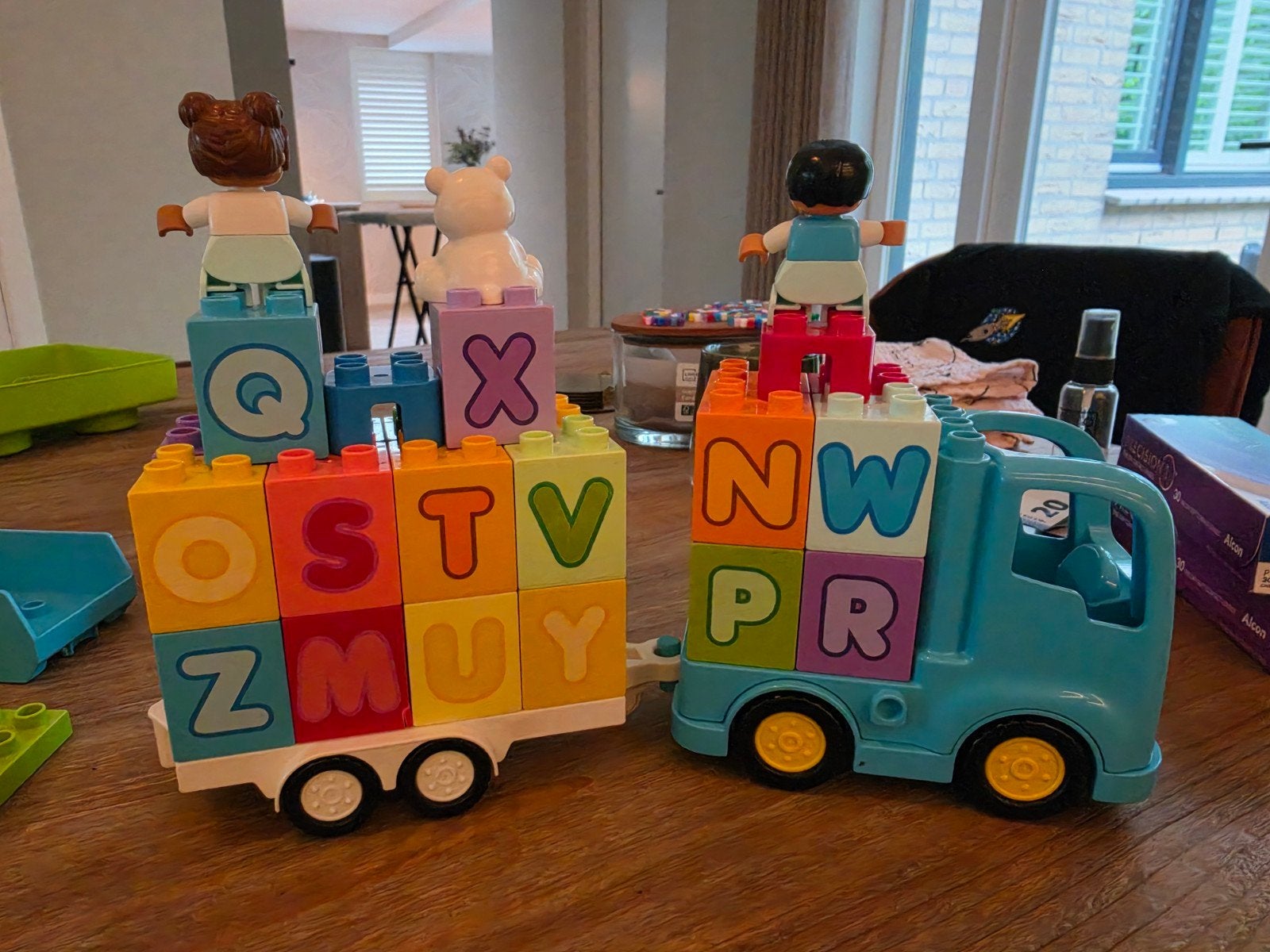 Lego Duplo Alfabet Vrachtwagen, Ophalen, Zo goed als nieuw