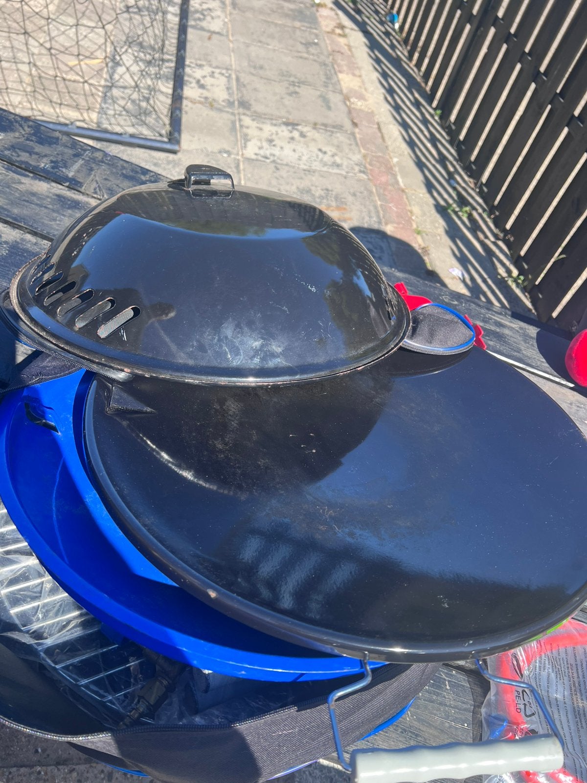 Cadac skottelbraai, Ophalen, Gebruikt