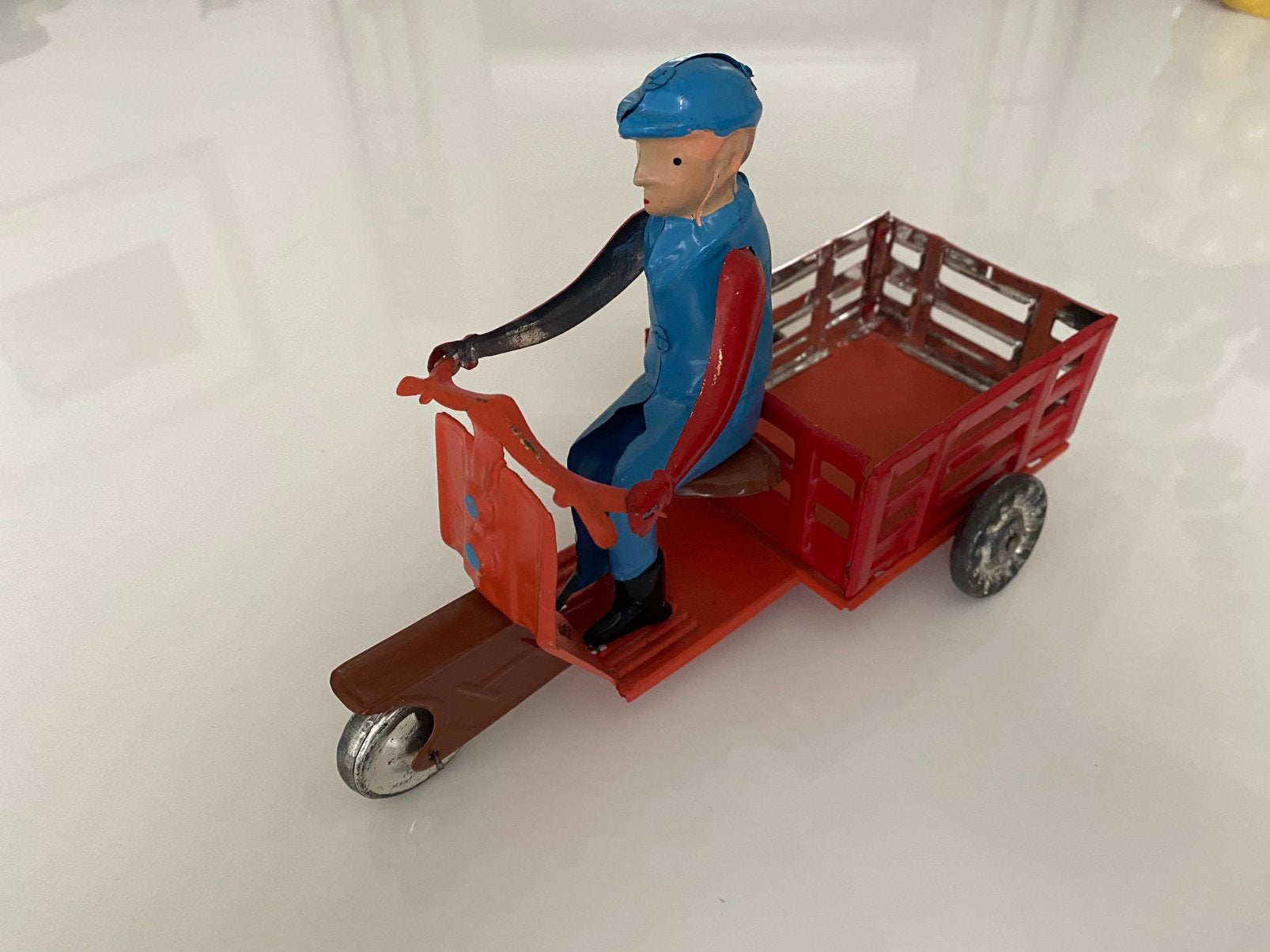 Blikken Triporteur/Vrachtscooter., Ophalen of Verzenden