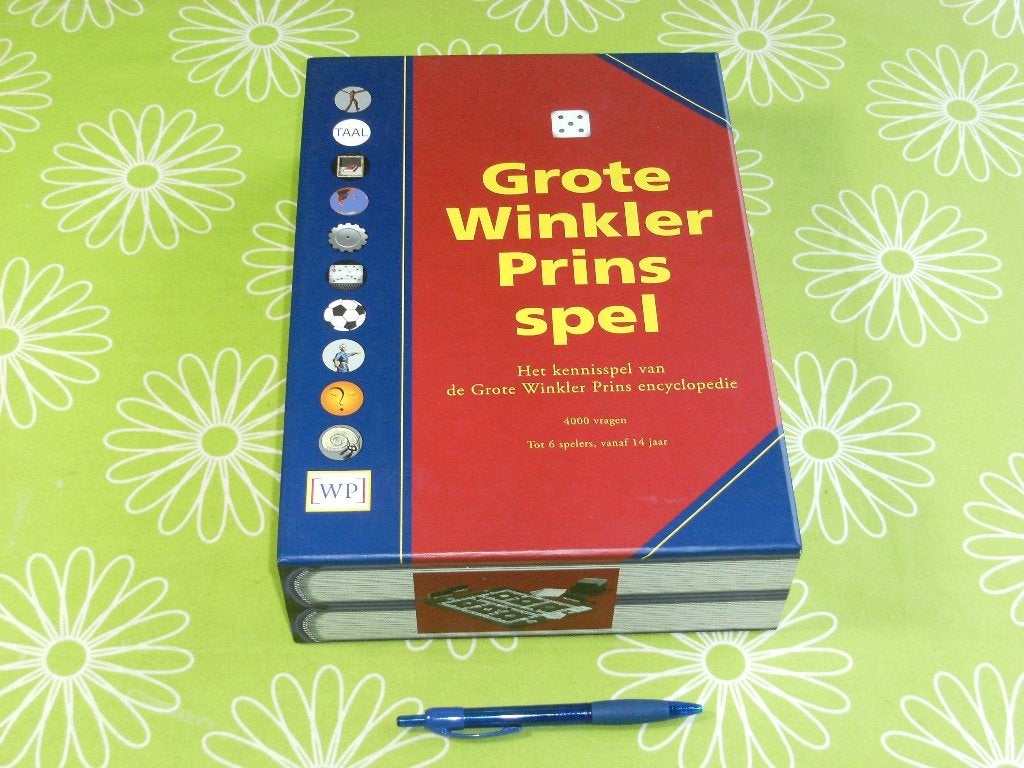 Grote Winkler Prins Spel- Het kennisspel van de encyclopedie, Hobby en Vrije tijd, Gezelschapsspellen | Bordspellen, Vijf spelers of meer