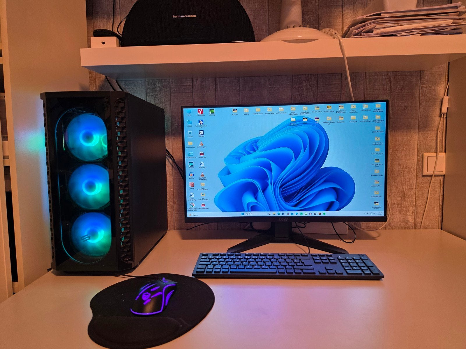 Complete Game PC Ryzen 7 32GB RAM 1TB NVMe M.2 SSD, Ophalen, Gebruikt, MSI, 32 GB